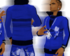 gangsta coogi jacket blu