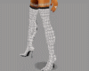white grey boot