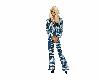 pantsuit camouflage blue