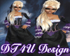Purple black gypsy maid