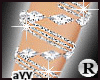 aYY-Diam Long bangle Wht