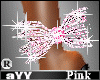aYY-Calf Dia Bow Pink R