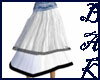 Layered White Skirt