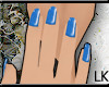 [LK] - Sml Hand blu nail