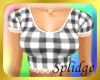 Gingham N Lace Grey