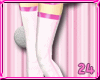 ll24ll WHITE PINK BOOTS