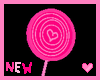 [M]PINK love lollipop