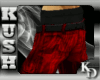 $KD$Hundreds Red Shorts
