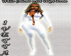 [1V]White Catsuit w Boot
