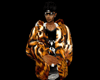 Charmeuse Satin Tiger