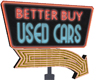 Neon Used Car Sign