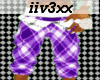 !T3!purple longshorts