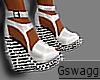 {GS} White Diamond Heels