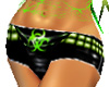 ! mini toxic shorts