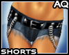 *AQ*CutOff Jeans Blue