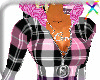 ! Pink Plaid Hoody+Boots