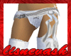 (L) White Pirate Shorts
