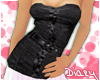 d� Black tube corset