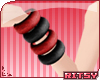 &reg; Black/Red Bangles R