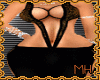 MH~LUST GOWN GOLD/BLK V1