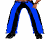 blue stripe pants