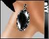 aYY-luxury blackgem earrings