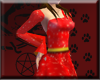 red snow glam dress