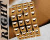 {HD}Gold Stud Bracelet R