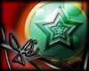 Star Button Sticker