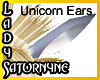 White Unicorn Ears