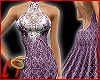 Halter Gown Lace/Lilac