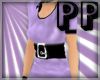 &curren;PP&curren; purple top w/buckle