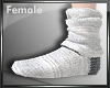 !S Socks Female White