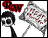 Meat Hex Sticker