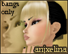 blonde bangs
