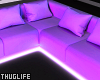 Modern Neon Purple Couch