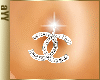 aYY-diamond silver  belly ring