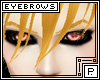 *P Eyebrows Gold