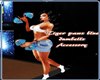 A Dumbell blue accessory