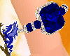 Sapphire Silver Bangle r