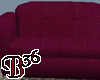 red love seat