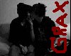 Emo Boy Kiss Sticker