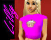 ]Pink Cup Cake Baby Tee