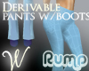 *W* Derive Pants Boots R