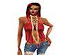{DLN}Red & Gold Top