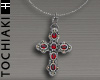 Gothic Cross #Garnet