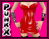 PX PVC Dress Red