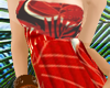 tie top orange dress