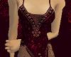 Bodysuit fishnet blood