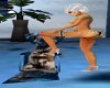 sexyap dance wolf chair